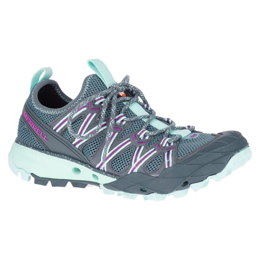 Sandales Merrell Choprock Turquoise Femme | D.Q.TQGJ